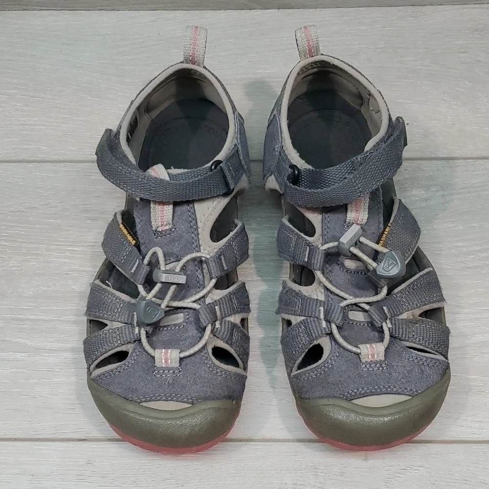 Keen Girls Big Kids Ceacamp II CNX Outdoor Hiking Comfort Sandals shoes sz 3